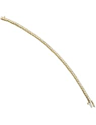 14K Yellow/White Gold 6 ct. Diamond Tennis Bracelet