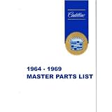1964 1966 1967 1968 1969 CADILLAC Parts Book List by General Motors