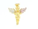 Yellow-gold Black Hills Gold Angel Tie-pin / Lapel-pin