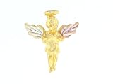 Yellow-gold Black Hills Gold Angel Tie-pin / Lapel-pin