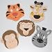 12 Zoo Safari Animal Foam Masks