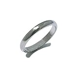 Anniversaire Bague Unisex en Argent 925, forme Anneaux de mariage, ligne Mariage