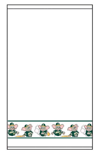 Roller Shades MLB Oakland Athletics Mascot Border - White Background 0569_0009