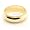 10K Yellow Gold Wedding Bands 6mm Milgrain, 6.25