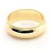 14K Yellow Gold Wedding Bands 6mm Milgrain