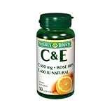 NATURES BOUNTY Vitamin C&E 500MG/400IU ROSE 50SG