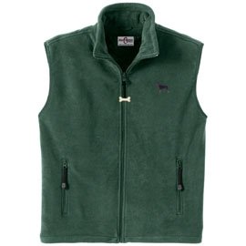 Men's Lined Rottweiler Fleece Vest