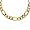 Big Mens 14K Yellow Gold Figaro Link Necklace 20