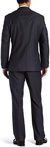 Love Dress Men's Gray-Solid Suit Jacket and Pant XXXXL