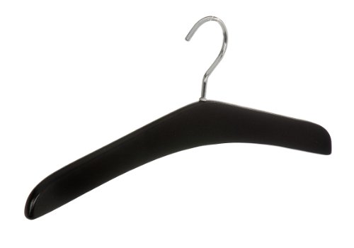 WENKO 17210208100 B&uuml;gel Rom - Kleiderb&uuml;gel, Buchenholz, 45 cm, schwarz