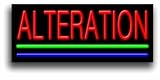 Alteration Neon Sign 13 x 32