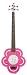 Daisy Bass Left-Handed Guitar, Pink