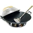 14 inch Traditional Cast Iron Wokset - Sold by: The Wok Shop