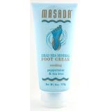 Masada Dead Sea Mineral Foot Cream Peppermint & Tea Tree (6 oz.)
