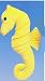 Plush Yellow SeaHorse 16