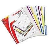 Filing Products Online Shop Ranking 28. Pendaflex View Folders with Tabs, Polypropylene, Letter Size (8.5 x 11), Clear/Lime/Purple/Royal Blue, 6 per Pack (51061)