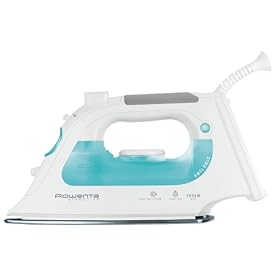 Rowenta Effective DX1300G1 Steam Iron, 75 g Shot Of Steam, 2000 Watts, White and Blue