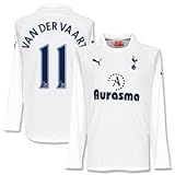11-12 Tottenham Home L/S Jersey + Van Der Vaart 11-M