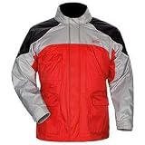 TOURMASTER CORTECH SENTINEL RAIN MOTORCYCLE JACKET RED at Tour Master