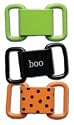 Ribbon Buckles 3/Pkg - Halloween