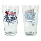 Philadelphia Phillies 2008 World Series Champions Roster Glass