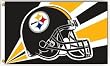 Pittsburgh Steelers 3'x5' Helmet Design Flag - Football Sports Merchandise
