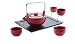 Wild Leaf Tea Emperor's Ceramic Tea Pot Gift Set, Berry