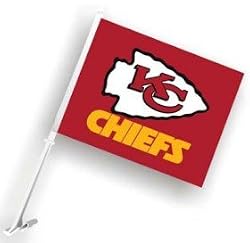 Kansas City Chiefs Car Flag - Football Sports Merchandise
