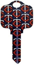 Minnesota Twins Kwikset KW1 House Key