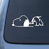 SNOOPY - Peanuts - Vinyl Decal Sticker #A1471 | Vinyl Color: White