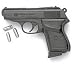 Guns - Blank Firing German Replica Starter Pistol -Black