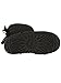 UGG Kids Girls' Bailey Bow, Black, 6 Big Kid M