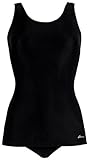 Ocean Aquashape Conservative Scoop Back Solid BLACK 18