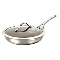 Calphalon Contemporary Stainless Steel Nonstick 10 Inch Covered Omelette Pan