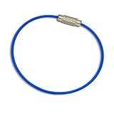 MantaRing - Cable Key Ring - Waterproof - Blue