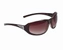 Angel Brown Crystal "Sophia" Sunglasses w/ Brown Gradient Lens