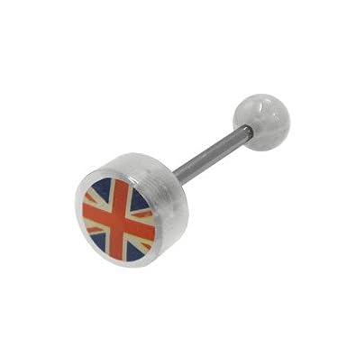German Flag Logo Barbell Tongue