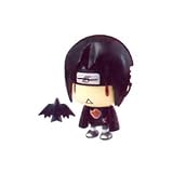 Itachi ~1.5 mini-figure with karasu charm (+ ~0.25 stand) [Naruto Shippuden Thumbnaillook Series] (Japanese Import)