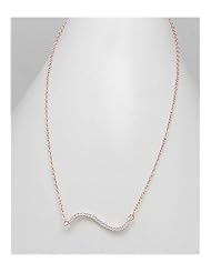 CZ Necklace In 92.5 Sterling Silver