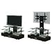 Z-Line Designs Sync Flat Panel 3 in 1 Television Mount System - ZL7881-50MXVU (Piano black) (55H x 50W x 20.5D)
