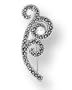 Marcasite Swirl Pin