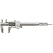 Mitutoyo 573-734 ABSOLUTE Blade Jaw Type Digital Caliper, LCD, Battery Powered, 0-6"/0-150mm Range, +/-0.001" Accuracy, SPC, 0.0005"/0.01mm Resolution