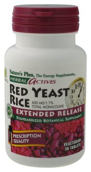 Nature's Plus - Red Yeast Rice Extended Released, 600 mg, 30 tablets