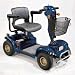 Drive Odyssey 4 Wheel Full Size Mobility Scooter - Blue - A14287 02 BLUE