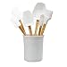 Le Creuset Silicone 7-Piece Utensil Set, White