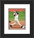 Framed Travis Hafner Cleveland Indians Photograph