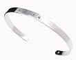 Sterling Silver High Polish Faith Theme Cuff Bracelet