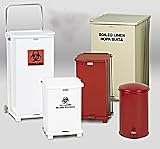 [Itm] 12 gal, 12 sq. x 23H [Acsry To]: Hands-Free Disposal Step Cans - Stainles... see description