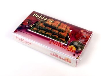 Turkish Baklava with Pistachios by Gulluoglu