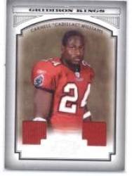 2006 Donruss Threads Pro Gridiron Kings Materials #5 Cadillac Williams - Tampa Bay Buccaneers ( Piece of Authentic Game-Worn Jersey Serial #'d to 125) (Football Cards)